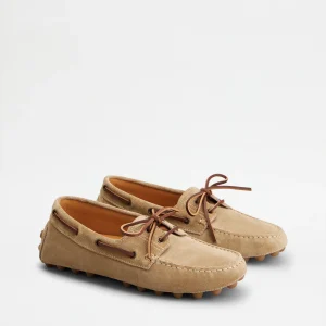 Tod&rsquo;s – Mocassins Lacets – Beiges