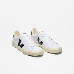 Veja – Campo Canvas – White / Black