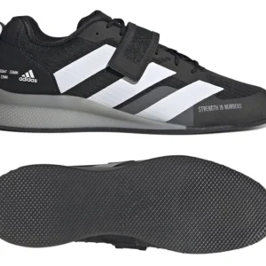 Adidas Adipower 3 Bottes d'haltérophilie - Noir/Gris