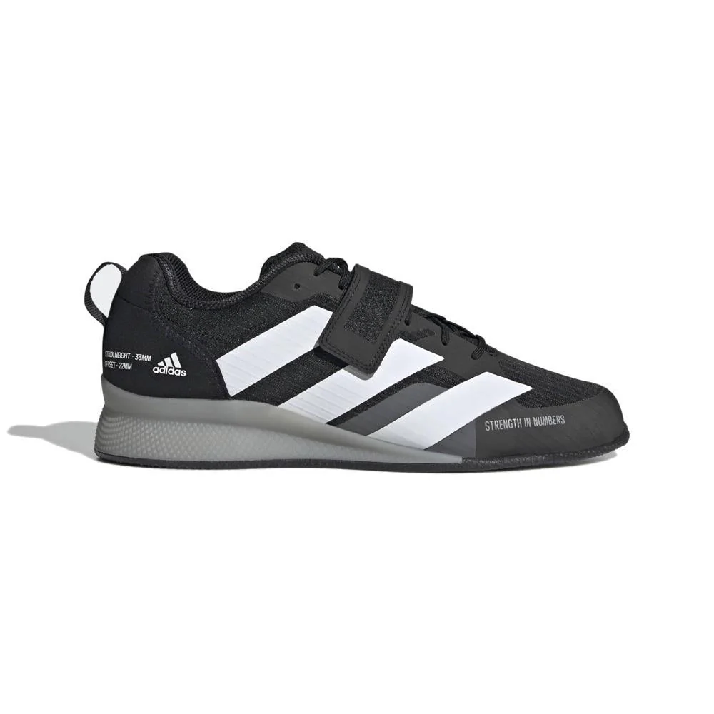 Adidas Adipower 3 Bottes d'haltérophilie - Noir/Gris – Image 3