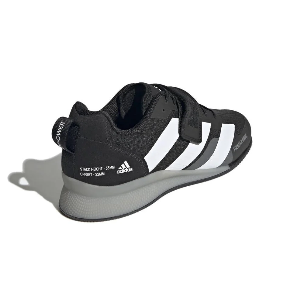 Adidas Adipower 3 Bottes d'haltérophilie - Noir/Gris – Image 5