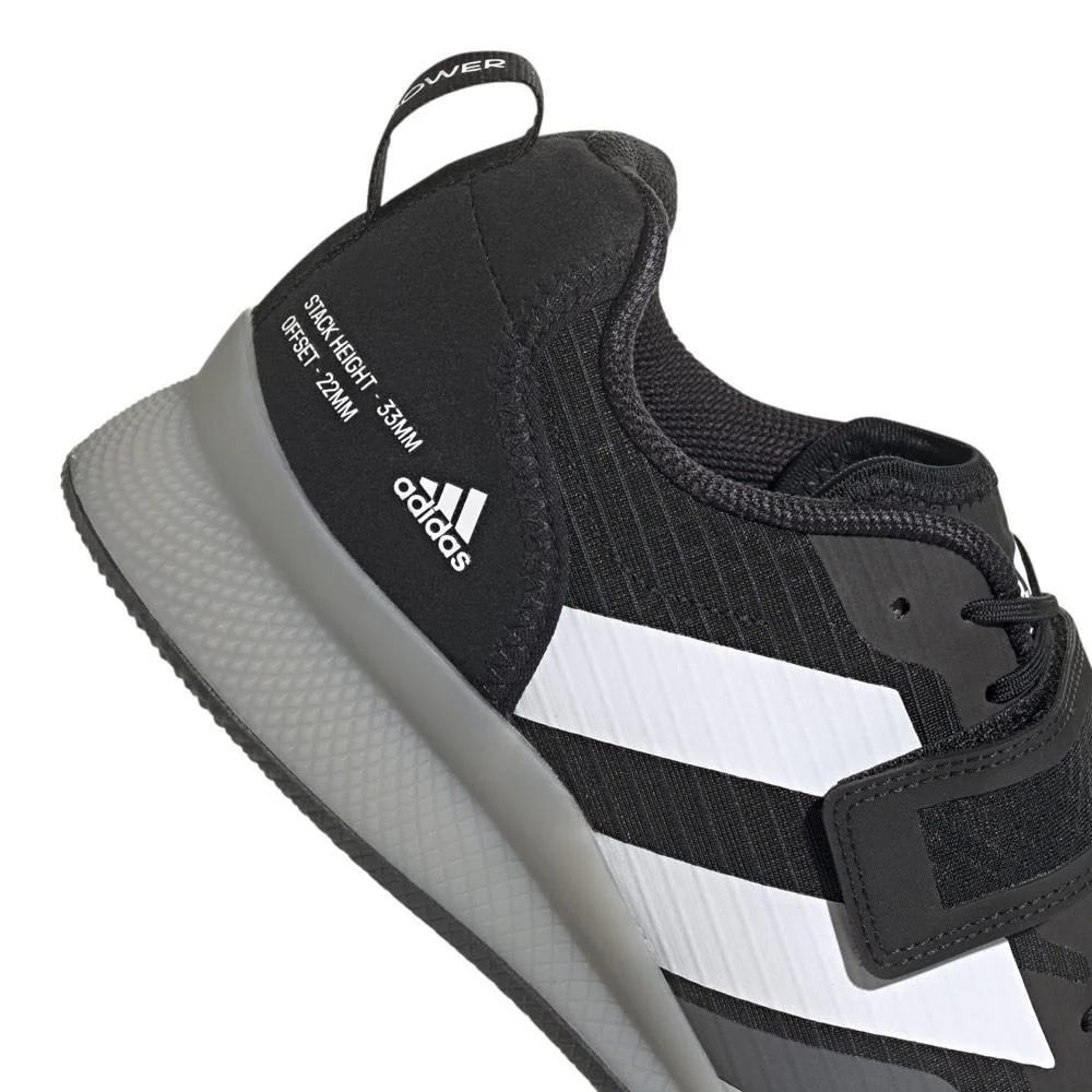 Adidas Adipower 3 Bottes d'haltérophilie - Noir/Gris – Image 6