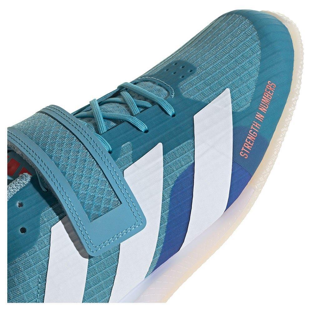 Adidas Adipower 3 Bottes d'haltérophilie - Bleu/Blanc – Image 5