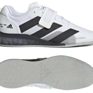Adidas Adipower 3 Bottes d'haltérophilie - Blanc/Gris