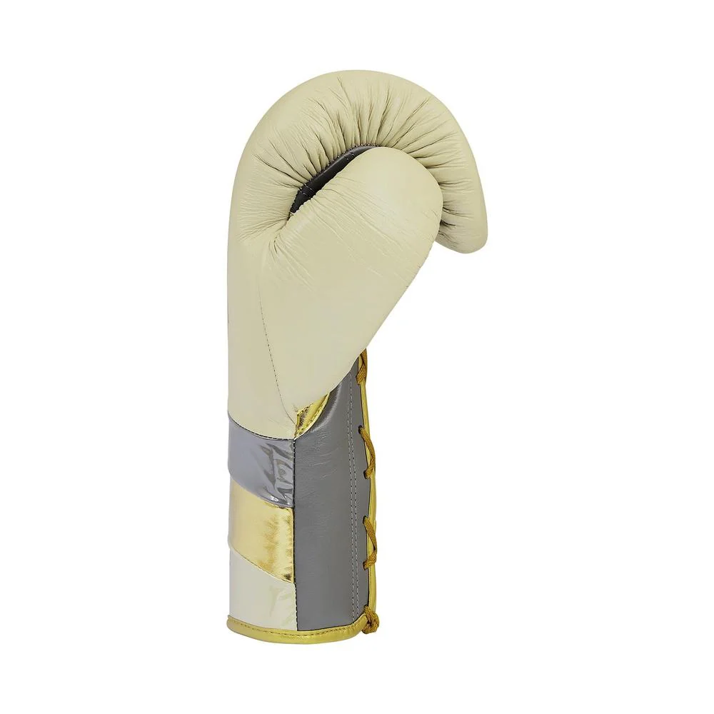 Adidas Adispeed Lace Boxing Gloves - Alumina/Gold – Image 6
