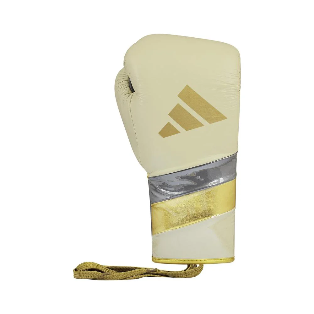 Adidas Adispeed Lace Boxing Gloves - Alumina/Gold – Image 7