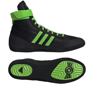 Adidas Wrestling Shoes Combat Speed 4 - black/neon, IG2025