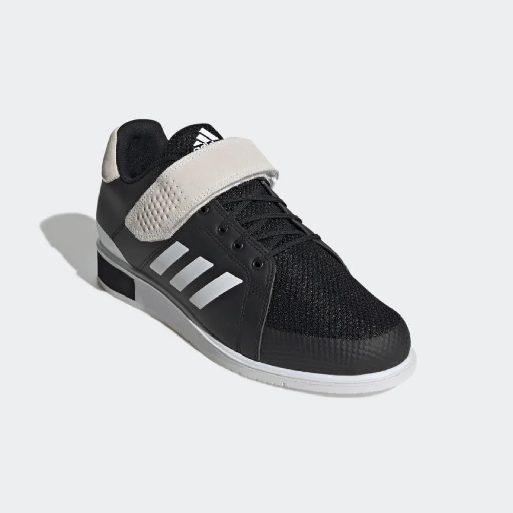 Bottes d'haltérophilie Adidas Power Perfect 3 - Noir/Blanc – Image 3