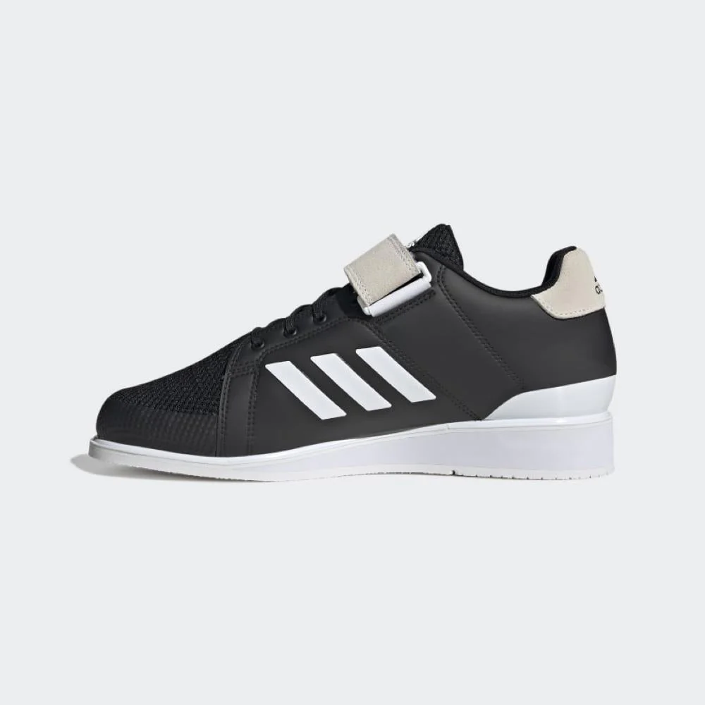 Bottes d'haltérophilie Adidas Power Perfect 3 - Noir/Blanc – Image 4