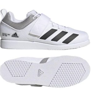 Bottes d'haltérophilie Adidas Powerlift 5 - Blanc/Noir