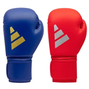 Gants de boxe Adidas Speed 50 - Bleu et rouge