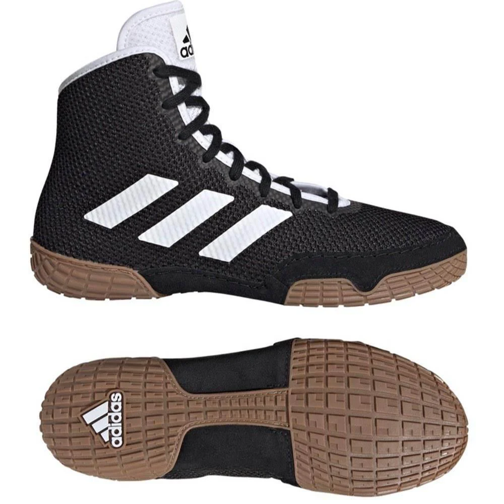 Adidas Tech Fall 2.0 Kids Wrestling Boots - Black/White – Image 2