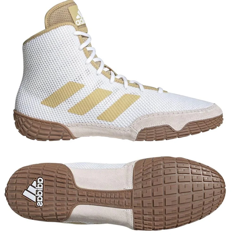 Adidas Tech Fall 2.0 Wrestling Boots - White/Gold