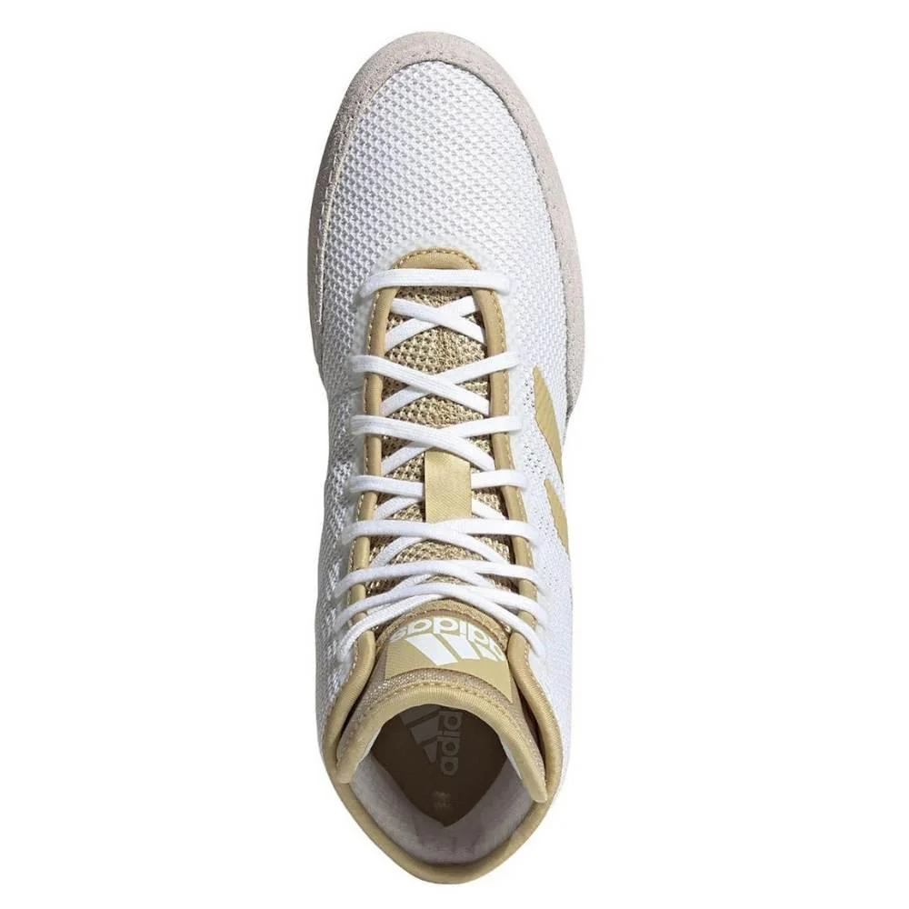 Adidas Tech Fall 2.0 Wrestling Boots - White/Gold – Image 8