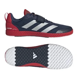 Chaussures d'haltérophilie Adidas Total - Bleu marine/rouge