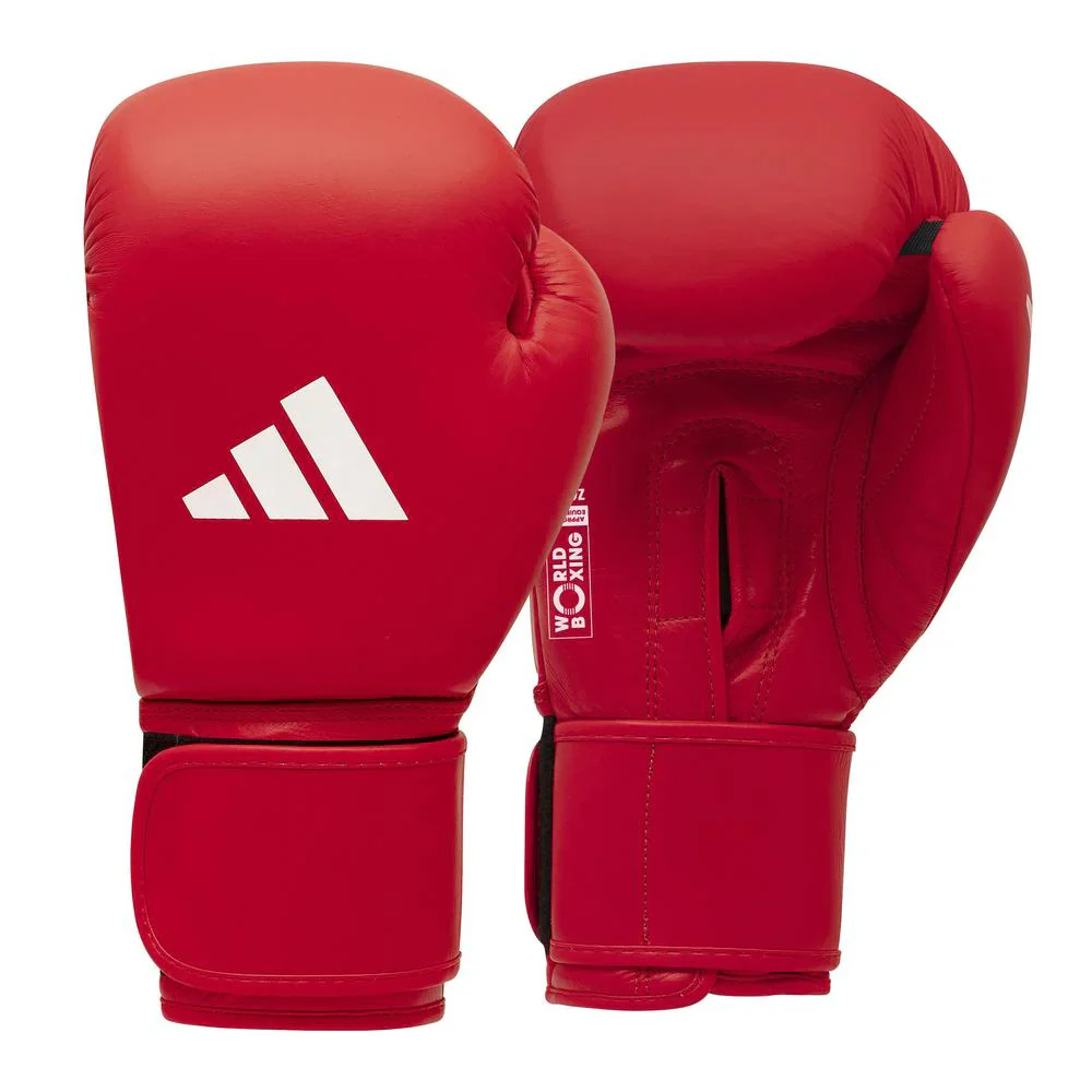Adidas World Boxing (Was IBA) Licensed Boxing Set - Red – Image 4