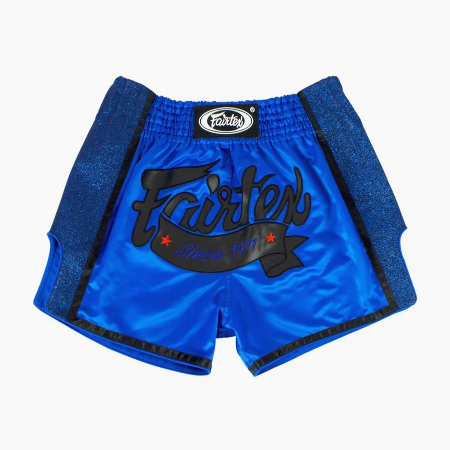 Shorts de kick-thai Fairtex BS1702 Bleu – Image 2