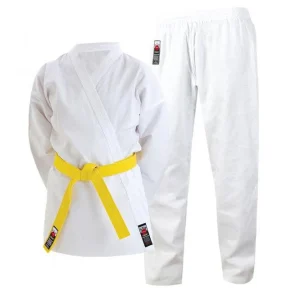 Combinaison de karaté Cimac 7 oz pour étudiant - Blanc