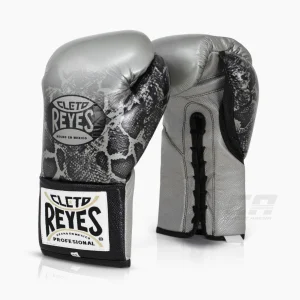Gants de boxe Cleto Reyes Professionnel CB2 Acier Serpent avec lacets