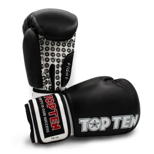 Boxing Gloves TOP TEN Fight - black/white, 20661-90