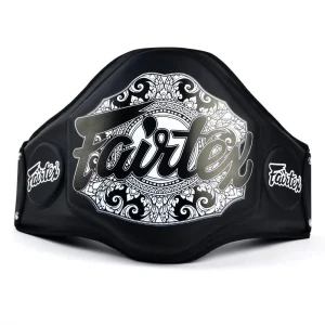 Coussinet ventral en microfibre Fairtex - Noir/Noir