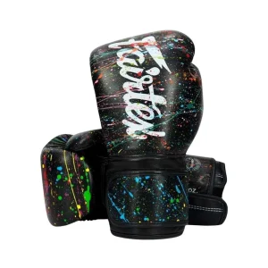 Fairtex Painter Microfibre Boxing Gloves - Black