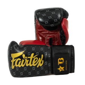 Gants de boxe Fairtex X Booster Star - Noir/Rouge