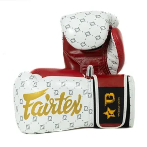 Gants de boxe Fairtex X Booster Star - Blanc/Rouge
