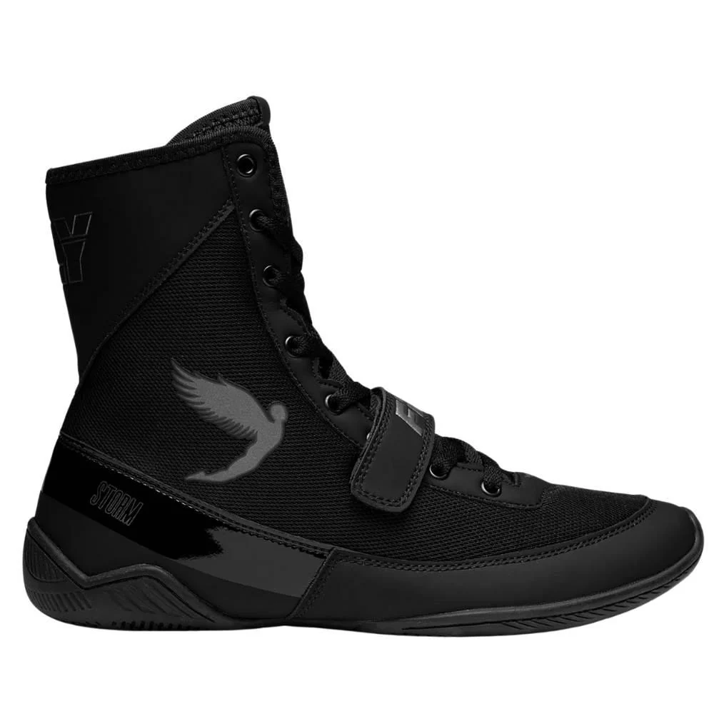 Fly Storm 2 Boxing Boots - Black/Black