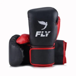 Gants de boxe Fly Superloop - Noir/Rouge