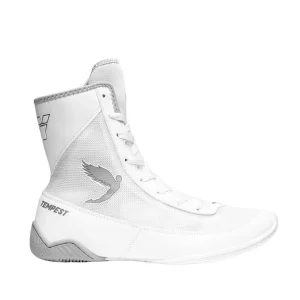 Fly Tempest Kids Boxing Boots - White/Grey