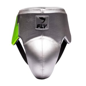 Fly Wraith X Groin Guard - Silver/Neon