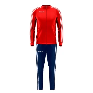 Givova Tracksuit Revolution Summer - red/royal blue