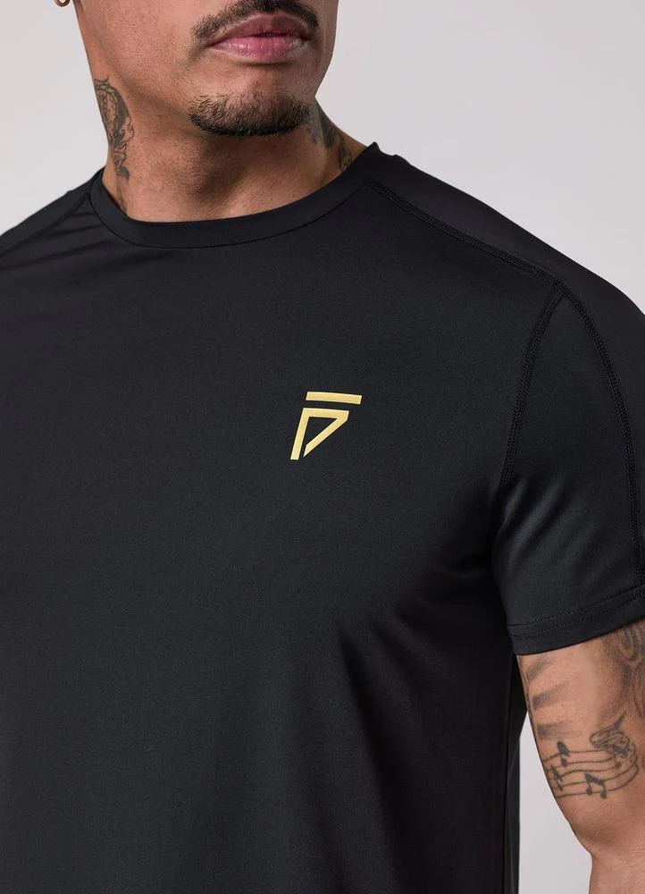 T-shirt d'entraînement Gym King Fight Division - Noir/Or – Image 5