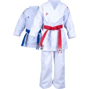 Karate Uniform Set Hayashi "Bunkai 2.0" - white/red, white/blue, 04971-46