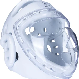 Hayashi Headguard WKF With Mask - white, 246