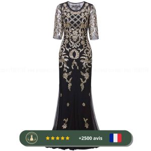 Robe longue des années 30 pour mariage