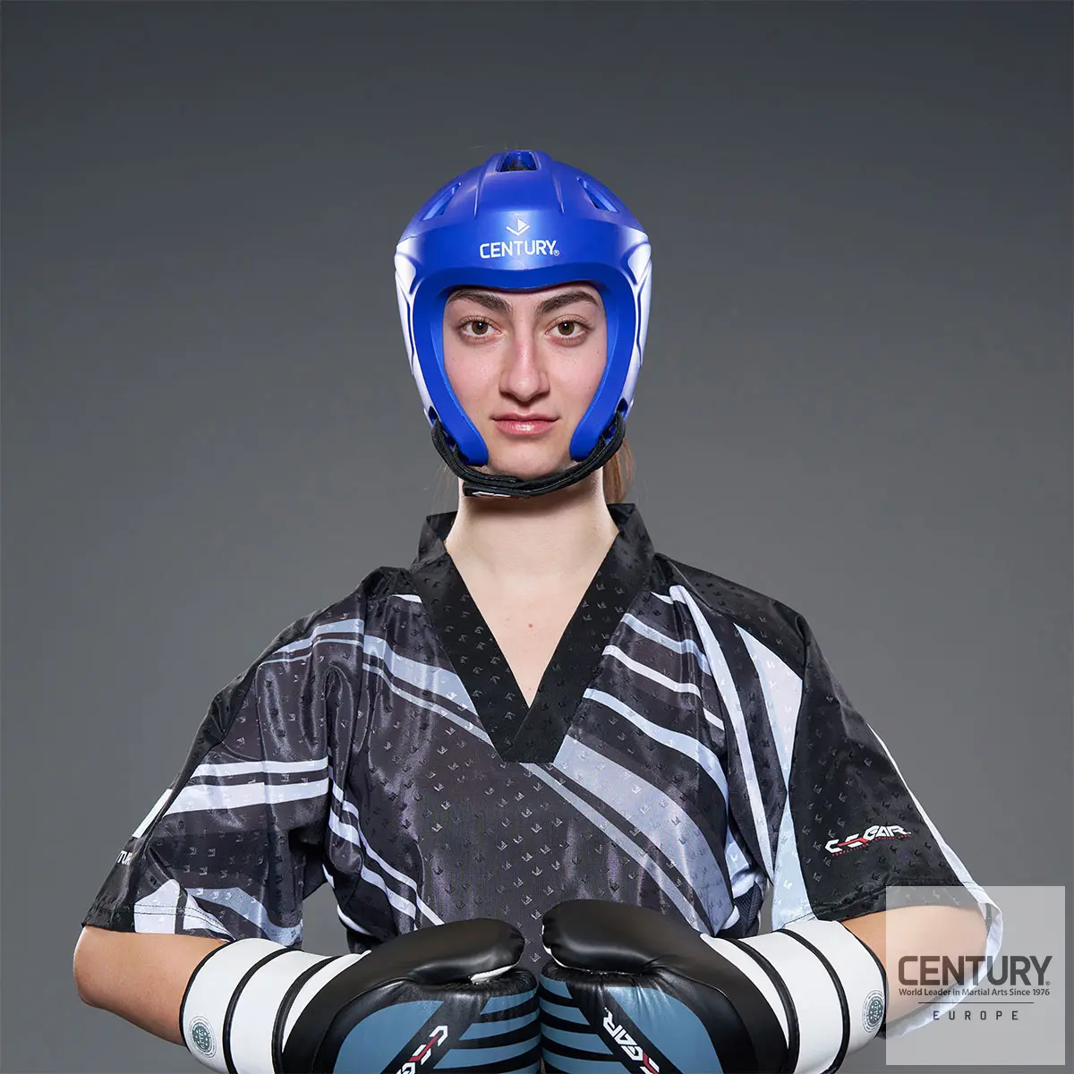Century C-Gear Evolution Headgear with WAKO Certification - blue, 11420-600-21 – Image 3