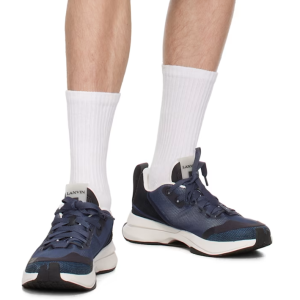 Lanvin – Runner –  Petrole / Ecru