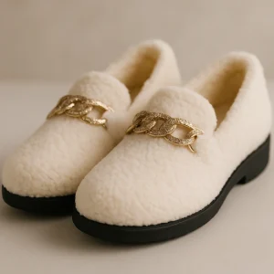 Mocassin Femme Fourré Cocooning