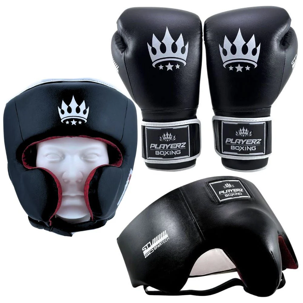 Ensemble de boxe Playerz SparTech - Noir – Image 2