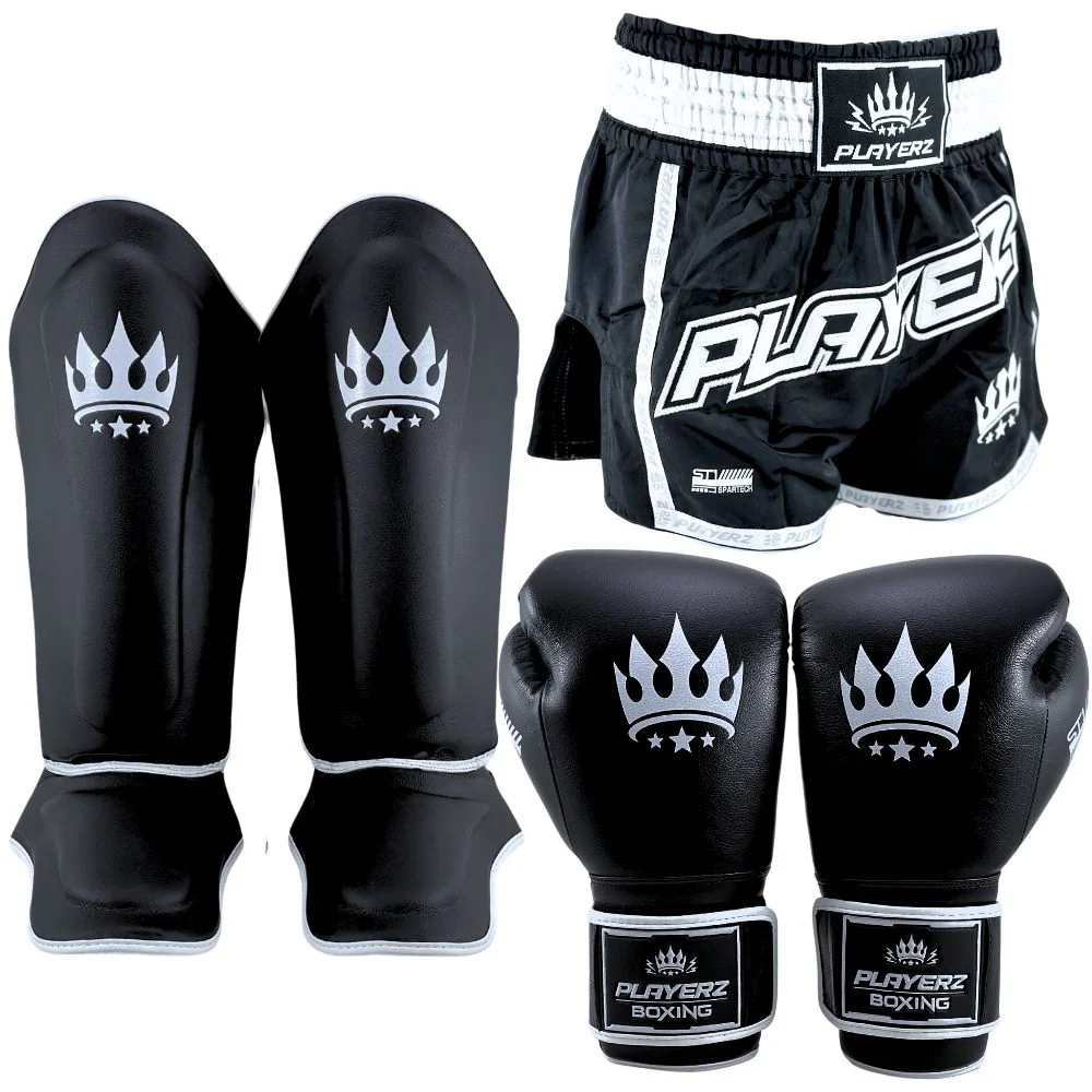 Ensemble de Muay Thai Playerz SparTech - Noir