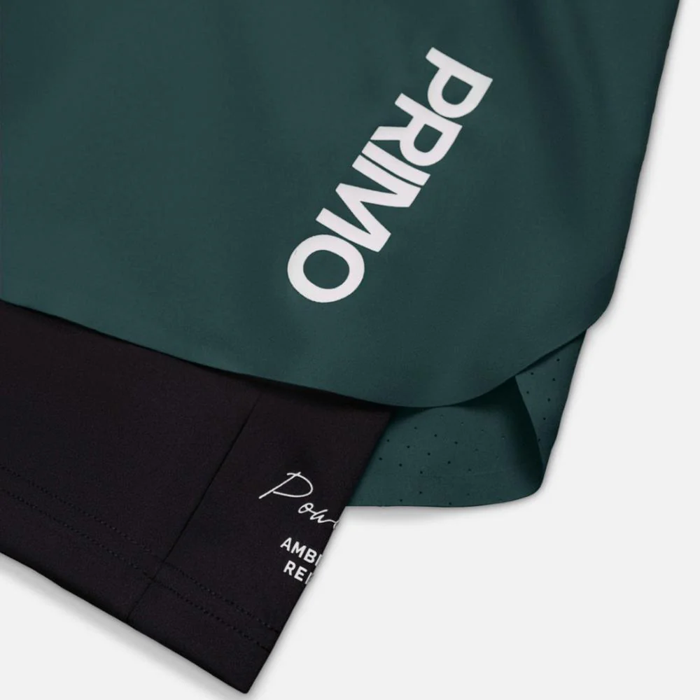 Short de compression Primo ESC (Elite Strikers Club) - Vert forêt – Image 3