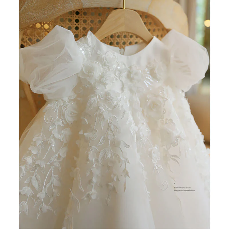 Robe Baptême Organza – Image 4