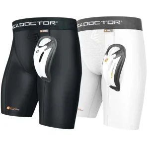 Short de compression Shock Doctor avec bonnet Bio Flex