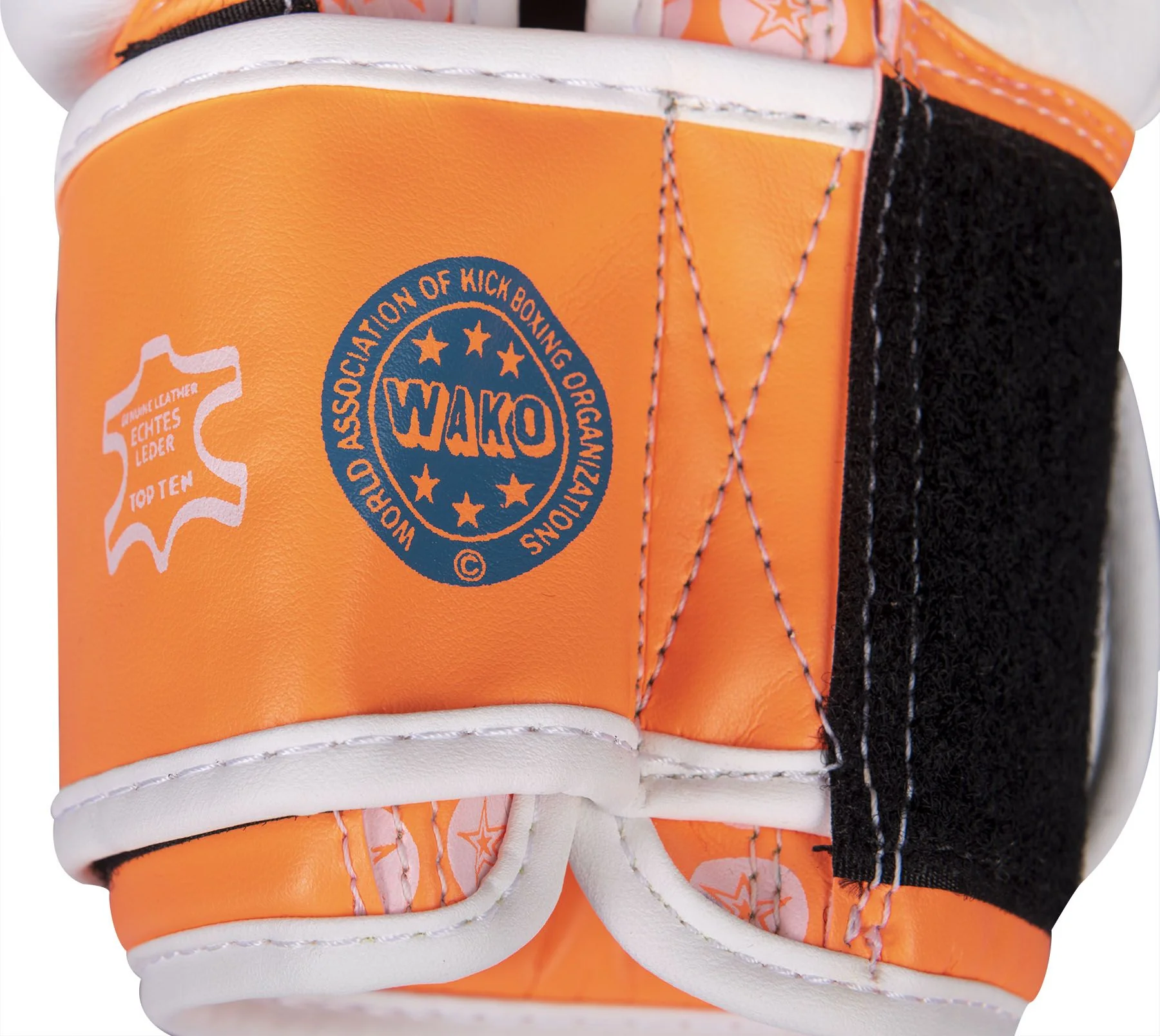 Boxing Gloves TOP TEN Fight - white/orange, 20661-13 – Image 4