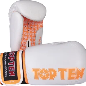 Boxing Gloves TOP TEN Fight - white/orange, 20661-13