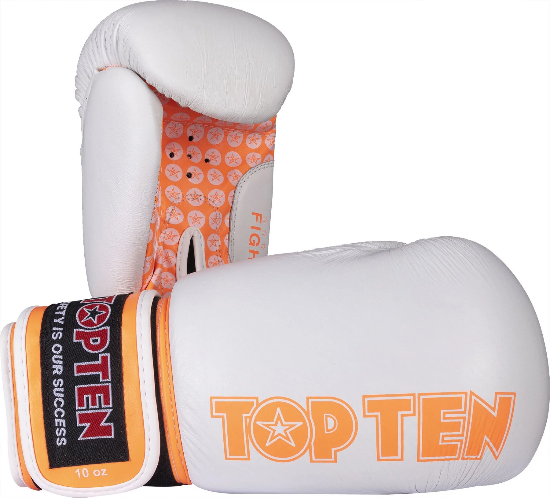 Boxing Gloves TOP TEN Fight - white/orange, 20661-13 – Image 2