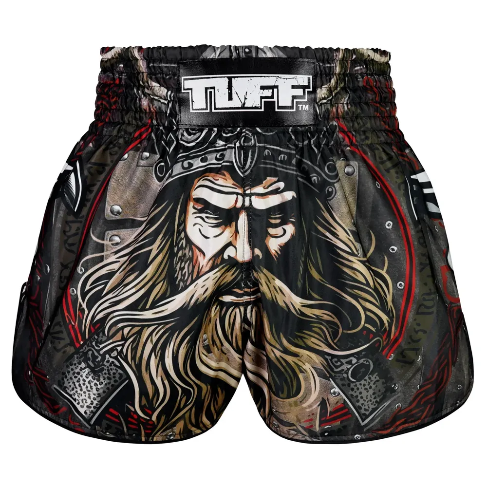 TUFF High-Cut Retro Muaythai Shorts - Berserkers Fury – Image 2