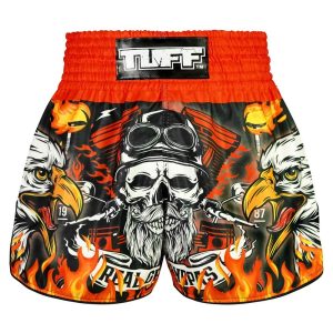 TUFF High-Cut Retro Muaythai Shorts - Graybeard and The Eagle